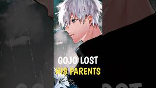 Gojo lost his parents   jujutsukaisen gojosatoru gojo jjk anime viralshort shrots [upl. by Ientruoc]