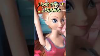 Has Elsa Lost the Twins  Where are the babies  barbie shorts dolls elsaandanna [upl. by Kareem]