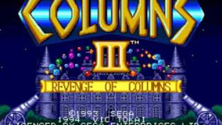 Columns III Revenge of Columns Music  BGM 01 [upl. by Giarg]