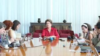 Presidenta Dilma concede entrevista a agências internacionais [upl. by Obau]