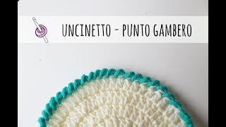 Tutorial uncinetto per punto gambero [upl. by Ivzt517]