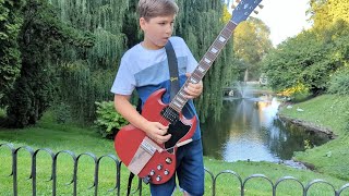 Metallica Nothing Else Matters Guitar Cover by Alex12 years Cut Version [upl. by Andy441]