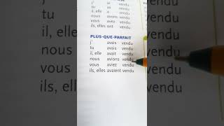 Le verbe vendre au plus que parfait lefrancais apprendre french francophone conjugaison [upl. by Bengt]