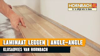 Laminaat leggen met HORNBACH Legsysteem AngleAngle [upl. by Isbella]