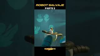 ROBOT SALVAJE shorts resumendepeliculas peliculas [upl. by Atiuqin]