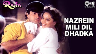 Nazrein Mili Dil Dhadka Song Video Raja  Madhuri Dixit amp Sanjay Kapoor [upl. by Casimir]