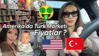 AMERİKA’DA TÜRK MARKETİ TURU VE FİYATLAR 2024  VLOG amerikadayaşam alışveriş [upl. by Ronoc]