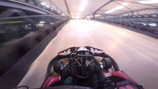 Go Pro Laps of TeamSport Sheffield  Indoor Go Karting [upl. by Uela555]