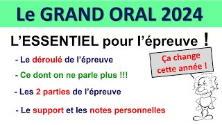 Grand Oral BAC 2024 organisation de lépreuve comment trouver sa question comment tenir 10 minutes [upl. by Kutzer296]