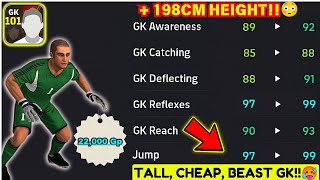 198cm HEIGHT  99 JUMP😳🔥🥵  Hidden Gem Goalkeeper ✨  Efootball Best Gk  Efootball 2025 Mobile [upl. by Atima]