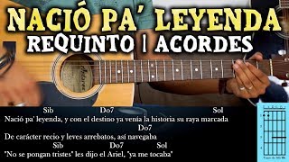 Tutorial  Nació pa leyenda  Los plebes del rancho  Requinto  Acordes  TABS [upl. by Sheply]