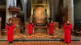 The Cathedral Choir Quartet sings William Byrd c 15401623 – Ave Verum Corpus [upl. by Yenduhc]