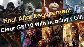 Final Altar Requirement  How to Clear GR110 Solo on Every Starting Class Set in Diablo 3 Season 28 [upl. by Nairad]