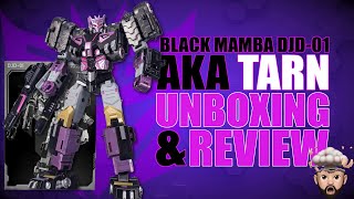 Black Mamba DJD01 Tarn Transformers Unboxing and Review [upl. by Mayes439]