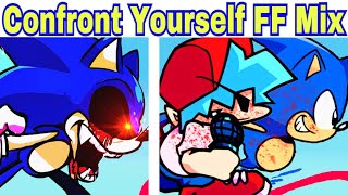 Friday Night Funkin’ Confronting Yourself FF Mix PLAYABLE  Vs SonicEXE FNF Mod [upl. by Ynnelg]