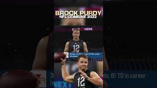 Brock Purdy 2022 NFL combine highlights 49ers NFL brockpurdy sanfrancisco49ers [upl. by Brentt644]