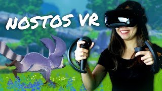 NOSTOS  Open World VR MMO Game Beta Gameplay [upl. by Atirehc]