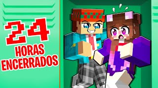 24 HORAS ATRAPADOS en los CASILLEROS 🏫 😨 MINECRAFT con SILVIOGAMER [upl. by Adele456]