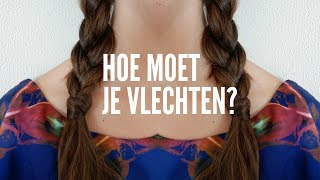 Drie strengen vlecht HOE MOET JE VLECHTEN 3 STRENGEN VLECHT [upl. by Vahe]