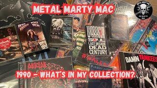 1990  What’s in My Collection  Vinyl CDs amp Cassettes 🤘 [upl. by Eiromem]