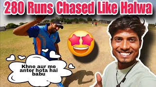 280 Run Chased Very Easily 🤩  High Scoring Match  Krishna Vlogs [upl. by Ji]