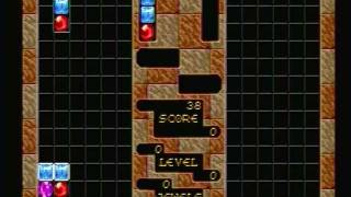 Columns Sega Genesis Gameplay [upl. by Scott99]