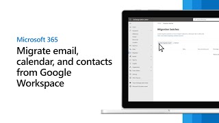 Migrate email calendars and contacts from Google Workspace to Microsoft 365 [upl. by Hizar513]