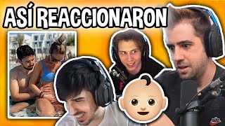 WILLYREX VA A SER PAPÁ Y ASÍ REACCIONARON VEGETTA777 AURONPLAY PERXITAA ALEXBY RUBIUS Y MÁS [upl. by Lemert957]