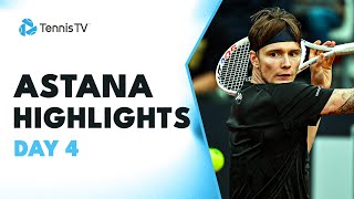 Thiem Faces Giron Griekspoor Korda Bublik In Action  Astana 2023 Highlights Day 4 [upl. by Riebling]