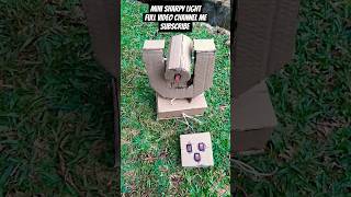 simple mini SHARPY light torch light and cardboard sharpy cardboard youtube viral viralvideo [upl. by Nwahser871]