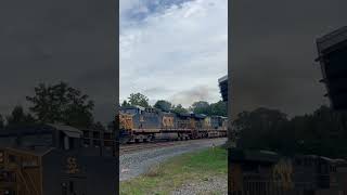 CSXT I157 in Voorheesville NY railroad csxrailroad railfan short [upl. by Goldstein]