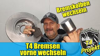 T4 Bremsen amp Bremskolben vorne wechseln [upl. by Kevan]