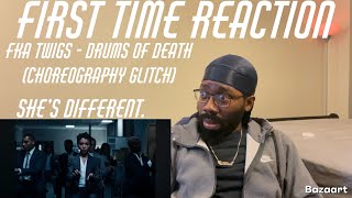 REACTION  FKA Twigs  Drums of Death choreography glitch [upl. by Ynner]