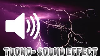 EFFETTO SONORO TUONO viral thunder sound soundeffects lampi pioggia [upl. by Kroll]