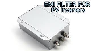 3 Phase AC Line Inverter EMI Filter  Elevator Inverter RFI Filter [upl. by Sevart909]