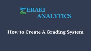 How to Create a Grading System [upl. by Ahoufe]