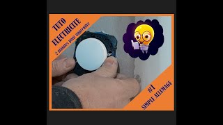 Tuto électricité Linterrupteur en simple allumage Dooxie Legrand 1 2 minutes pour apprendre [upl. by Nnylekoorb742]