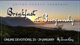 TUESDAY 26 JANUARY 2021  Online Devotion United Church Hermanus [upl. by Randy]