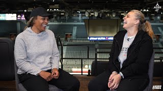 In the Paint  Becky Hammon and Teresa Weatherspoon Interview [upl. by Chaffee]