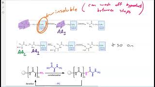 CHEM113 22 18 Merrifield Synthesis [upl. by Nomad]