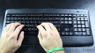 Logitech Wireless Keyboard K800 Review [upl. by Shewchuk401]