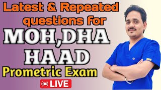 Latest and replaced questions for MOH DHA HAAD Prometric Exam 2024 Live Class  Prometric classes [upl. by Deroo]