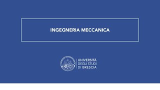 INGEGNERIA MECCANICA [upl. by Enilec969]