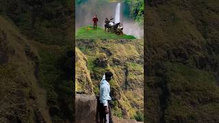 Thalapathy waterfalls from varisu movie✅🍀📍 travel explore waterfall trending viralvideo 😲 [upl. by Essirahc]