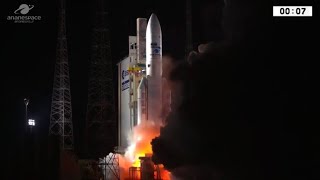 Europes Ariane 5 rocket blasts off for 100th time [upl. by Fletcher400]