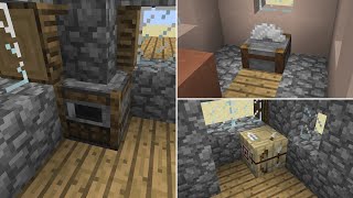 NEW Crafting Blocks in NEW Villages  Minecraft 114 Snapshot 18w48a [upl. by Amsab]