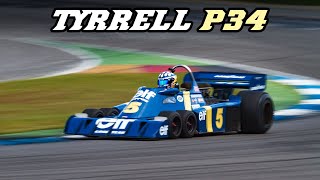 1976 TYRRELL P34  F1 6wheeler DFV V8 in action at Hockenheim 2023 [upl. by Leonard]