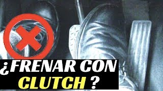 ¿SE DEBE FRENAR CON CLUTCH Descubre la forma correcta de frenar Velocidad Total [upl. by Eimmaj]