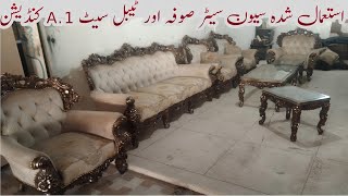 Used Chinoti Siven seater sofa With tables [upl. by Akihsal]