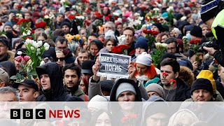 Alexei Navalny funeral held in Moscow  BBC News [upl. by Annie]